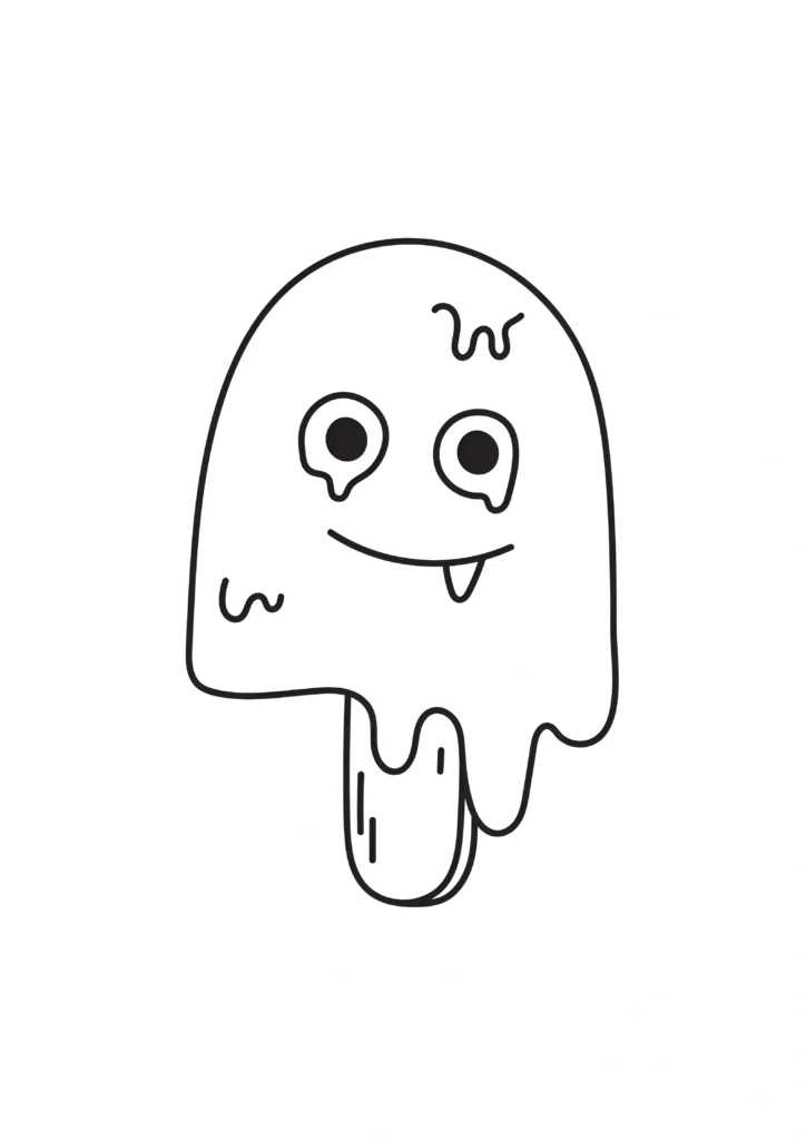 Ghost Coloring Pages