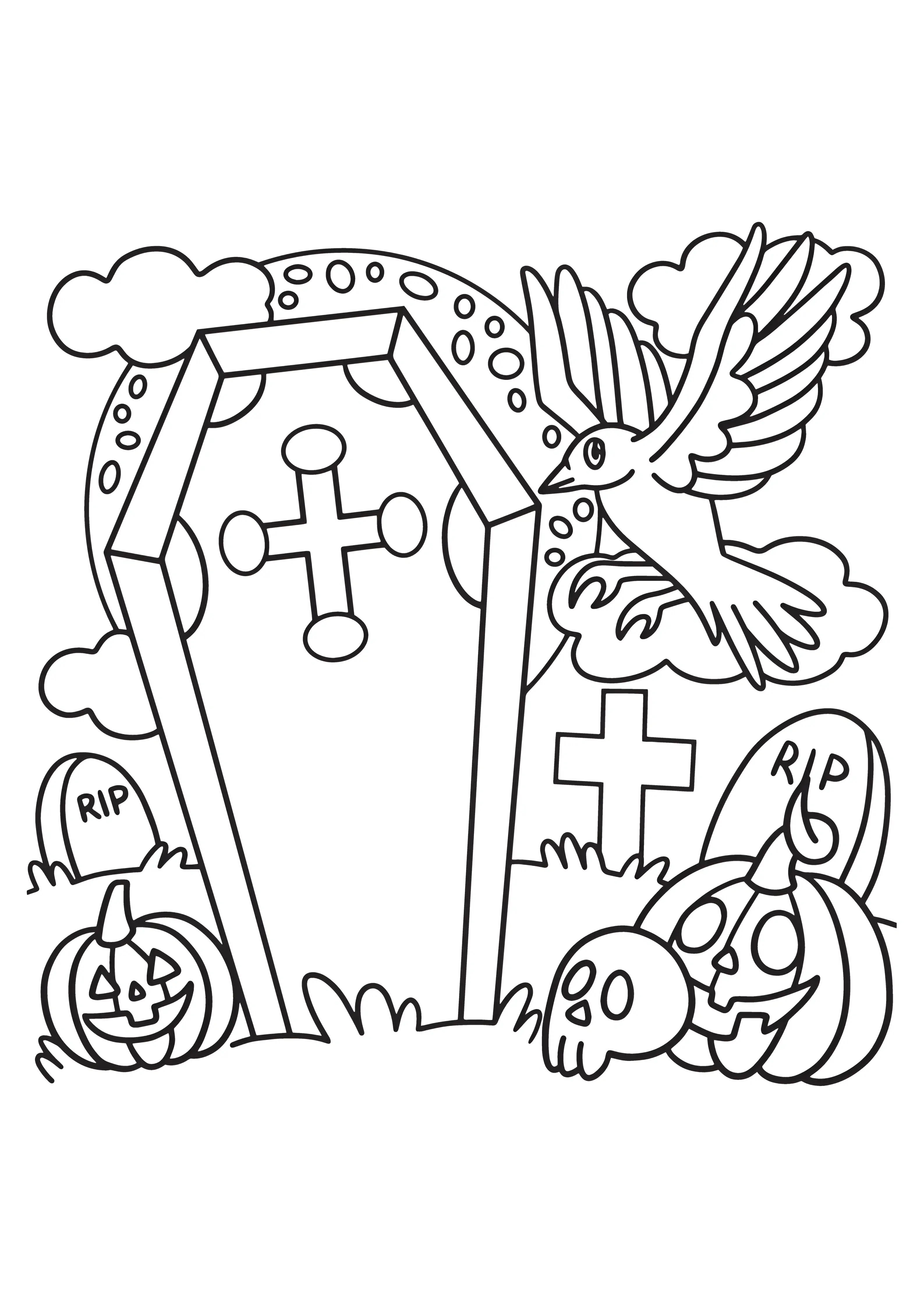 Ghost Coloring Pages