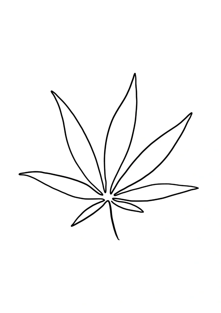 Weed Coloring Pages