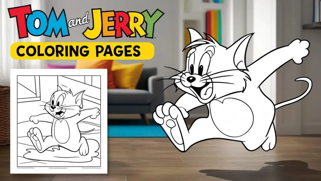 Tom and Jerry Coloring Pages