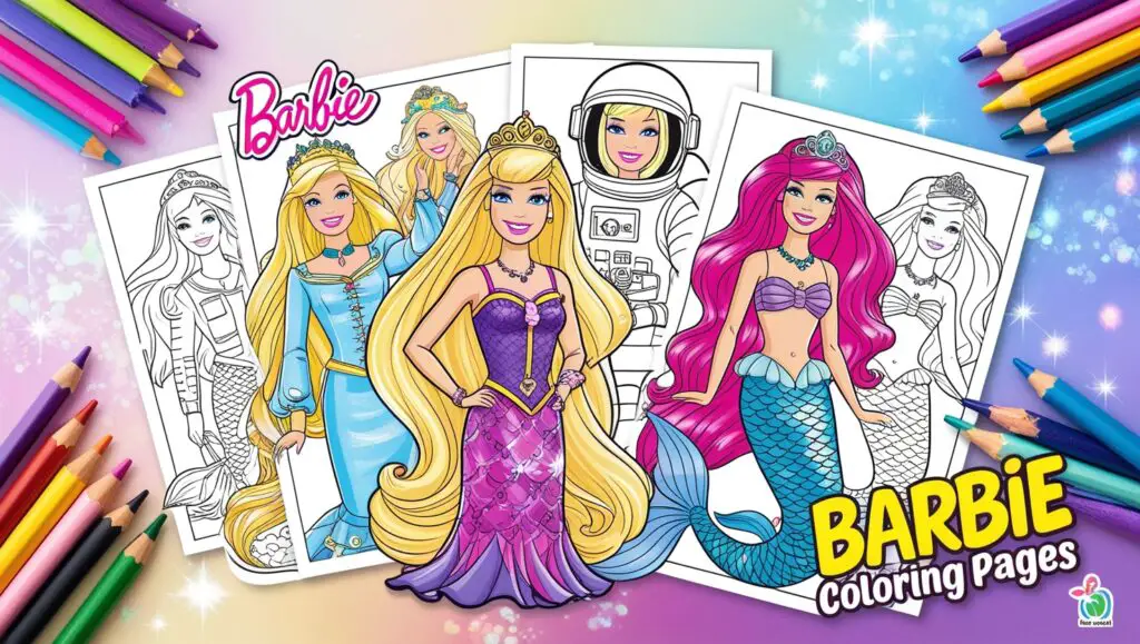 Barbie Coloring Pages