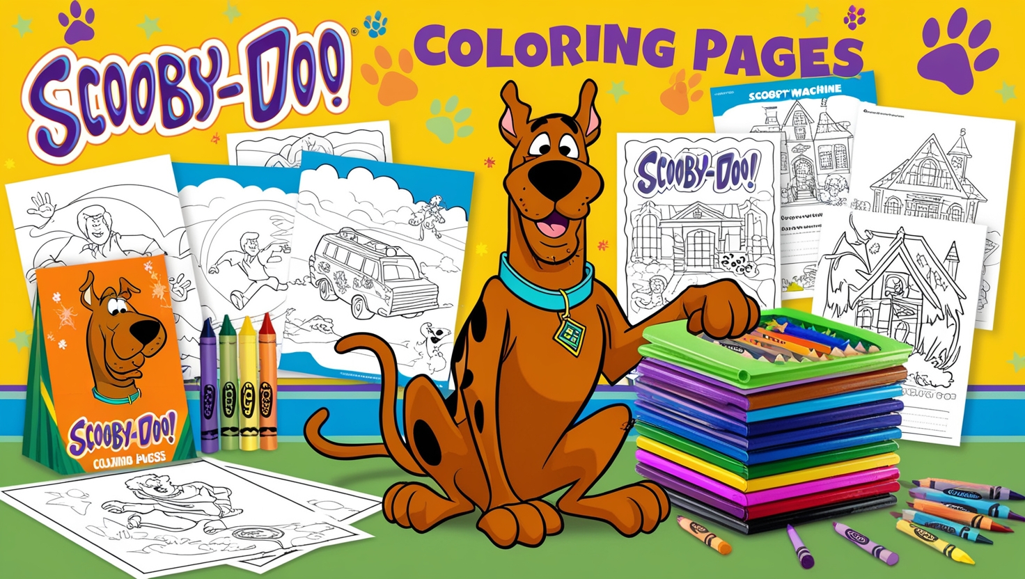 Scooby-Doo Coloring Pages