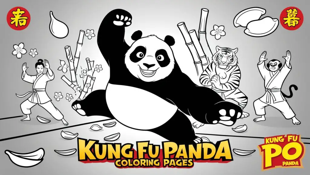 Kung Fu Panda Coloring Pages