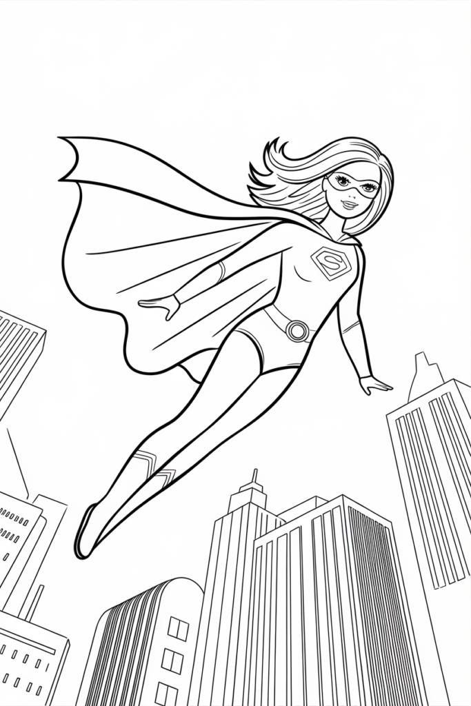 Barbie Coloring Pages