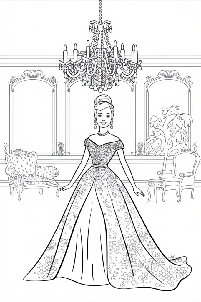 Barbie Coloring Pages