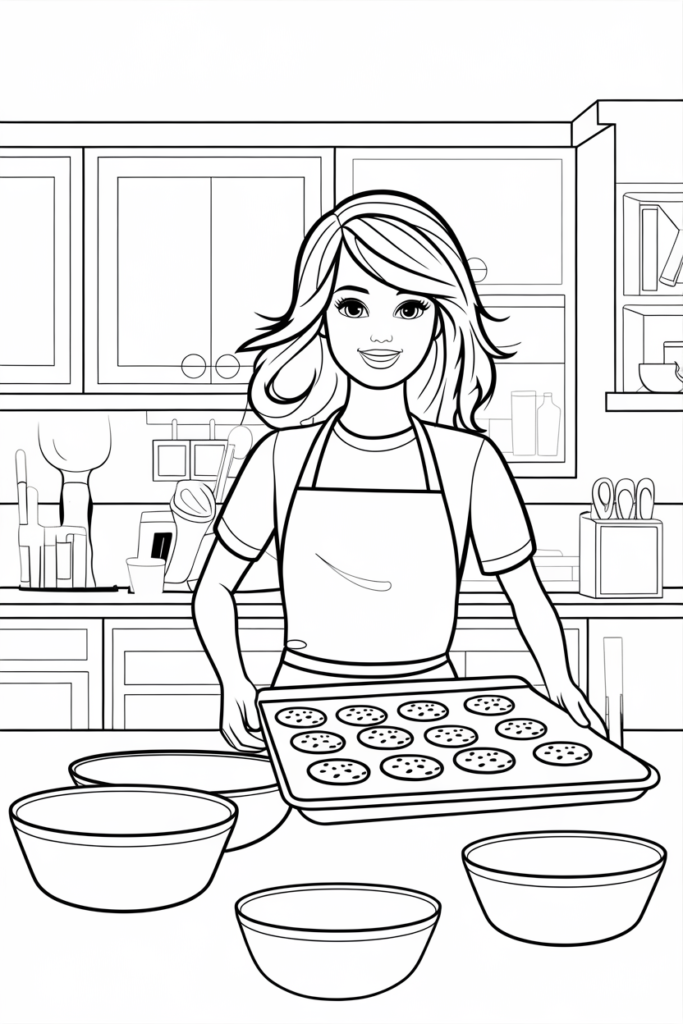 Barbie Coloring Pages