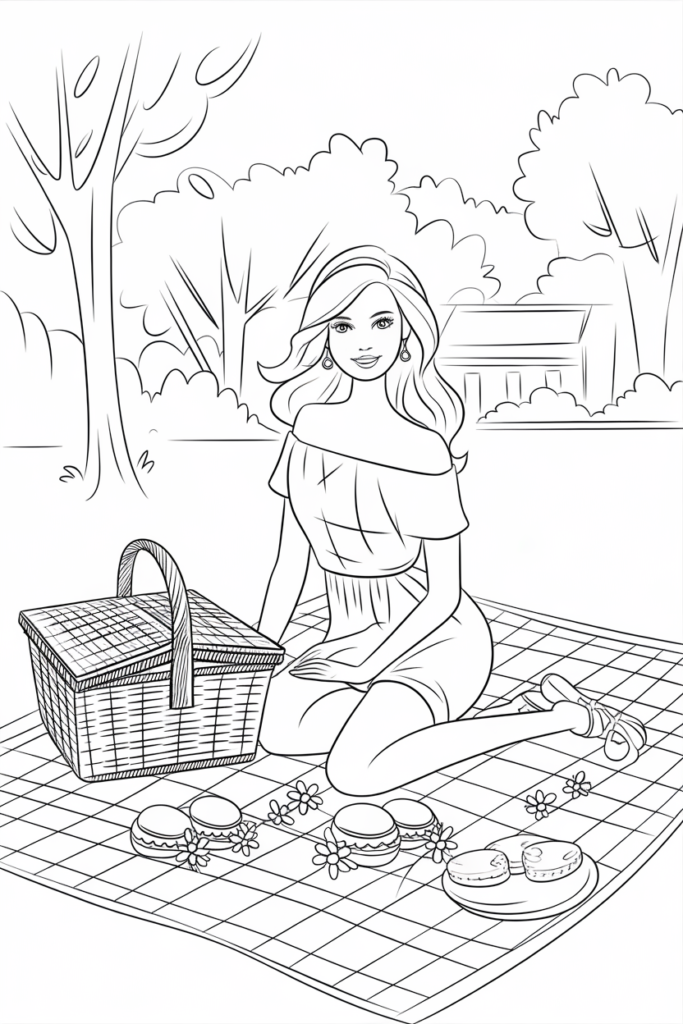 Barbie Coloring Pages