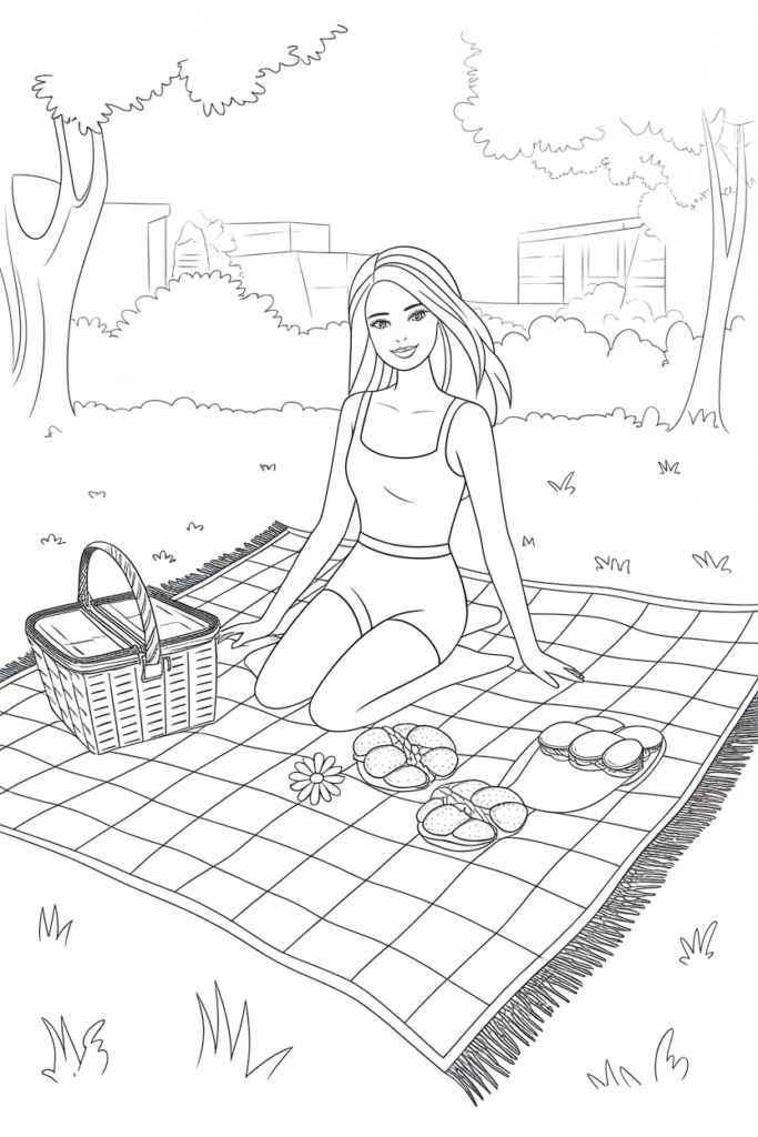 Barbie Coloring Pages