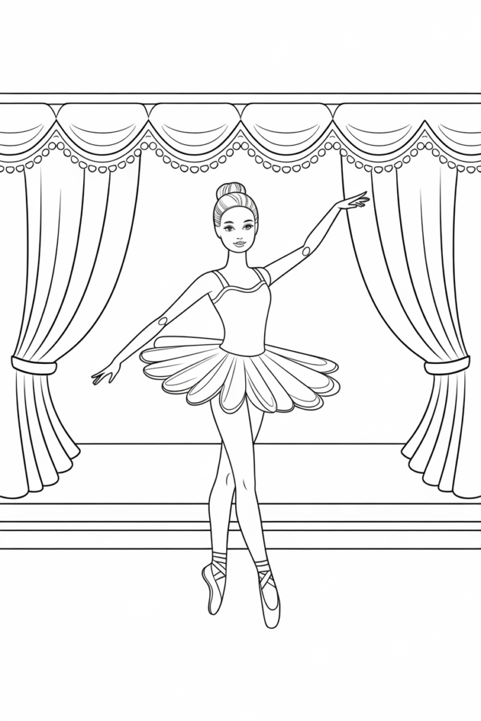 Barbie Coloring Pages
