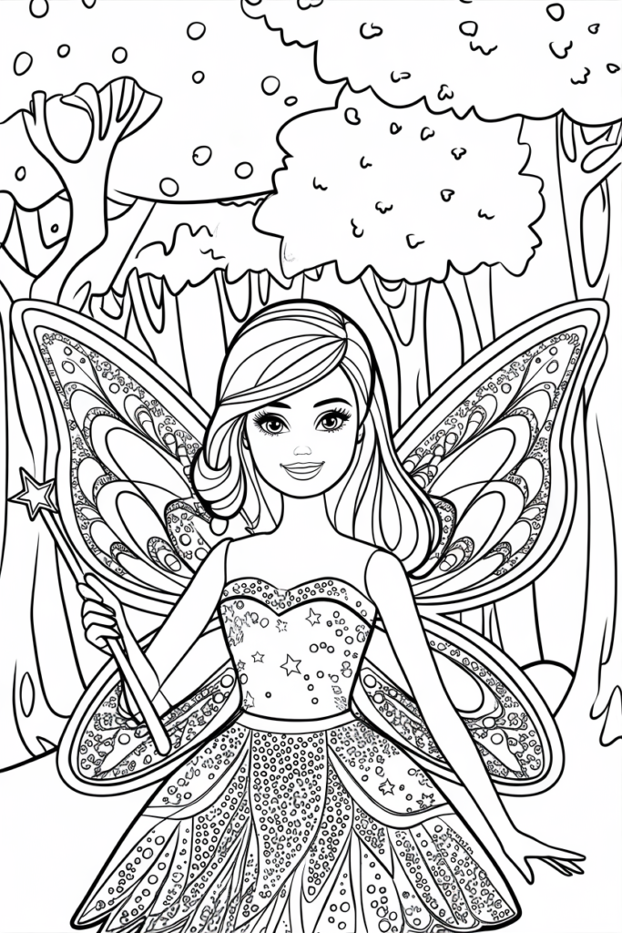 Barbie Coloring Pages