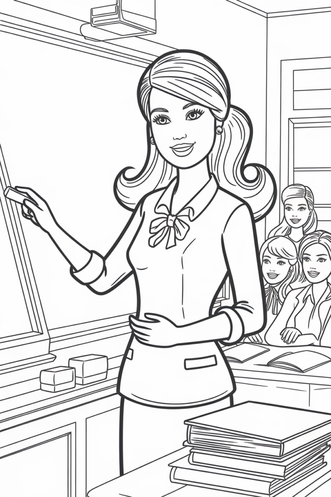 Barbie Coloring Pages