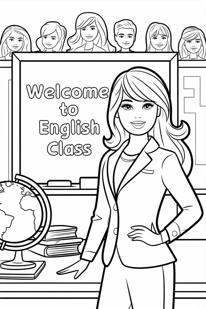 Barbie Coloring Pages