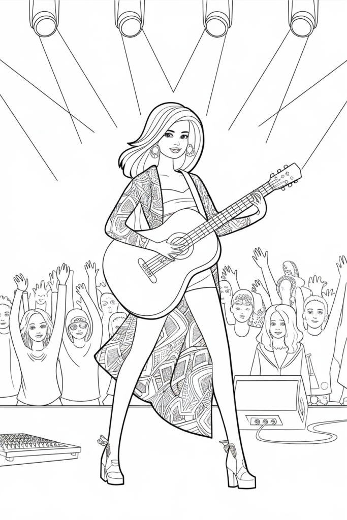 Barbie Coloring Pages