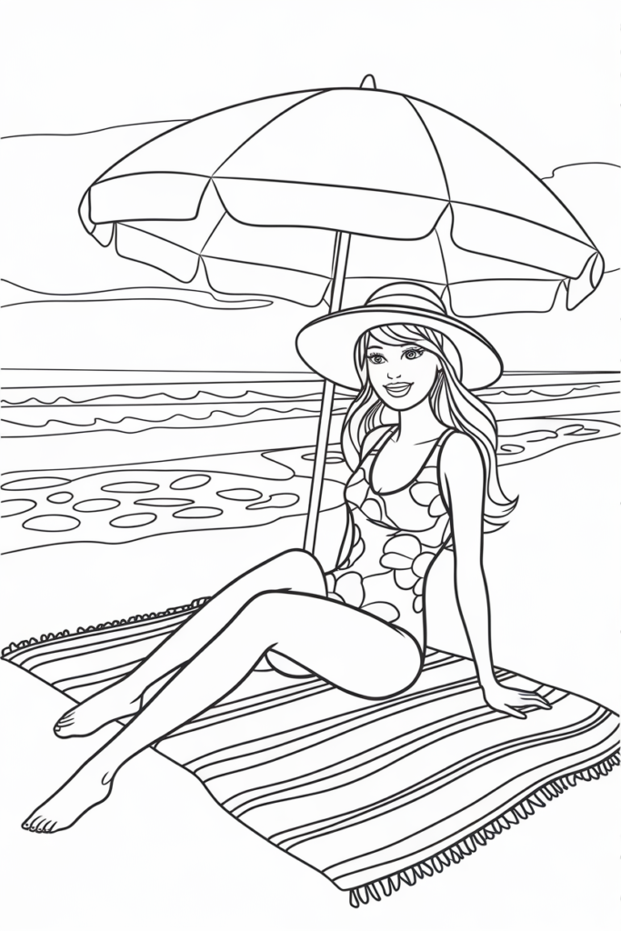 Barbie Coloring Pages