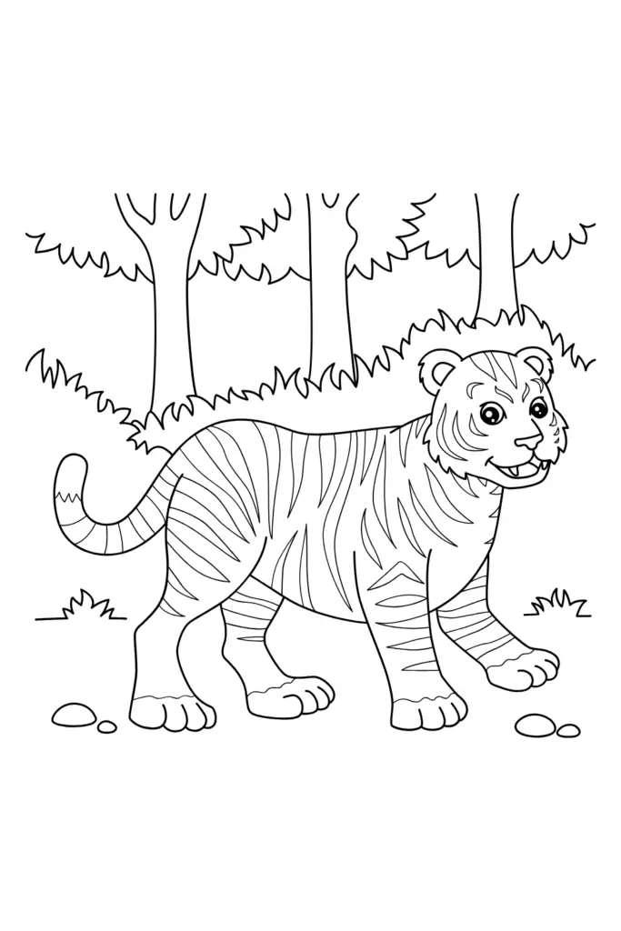 tiger coloring Pages