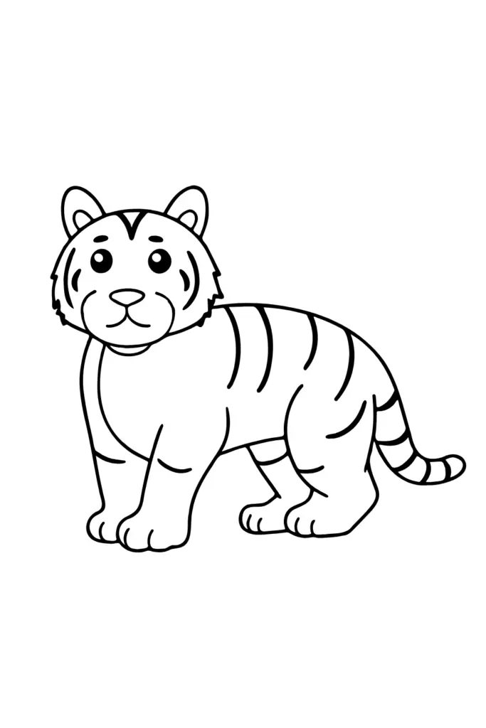tiger coloring Pages