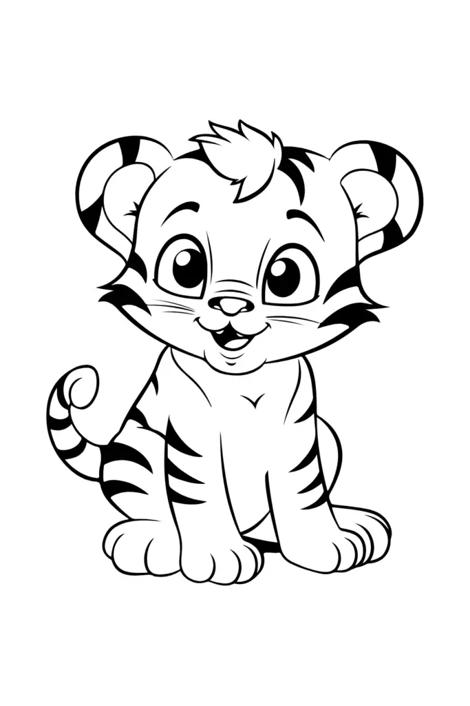 tiger coloring Pages