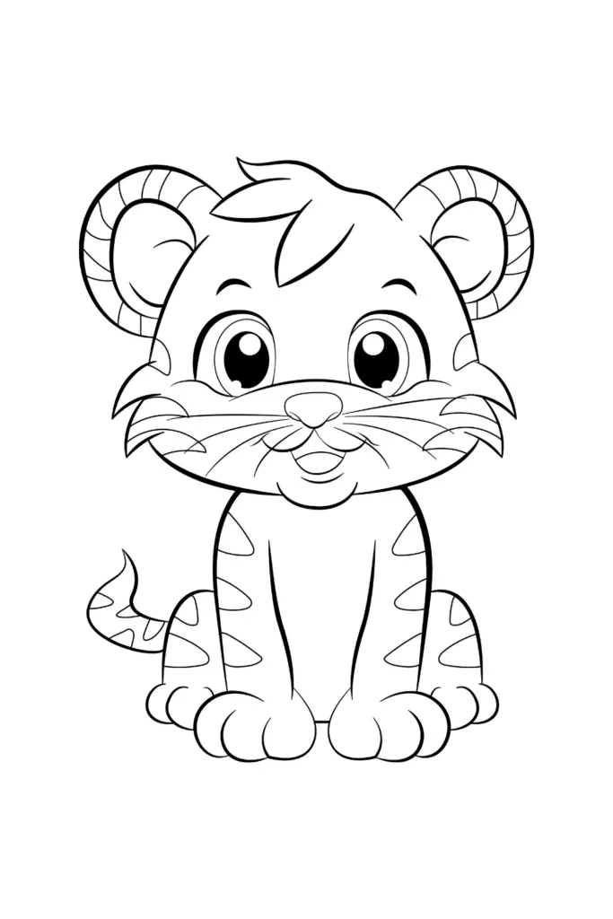 tiger coloring Pages