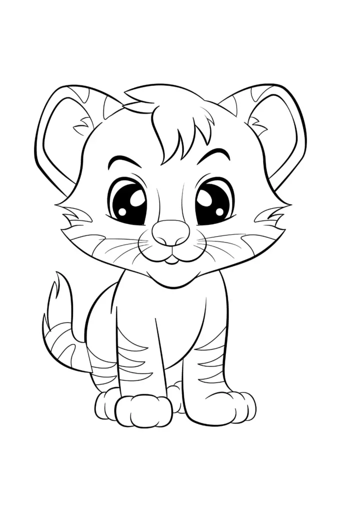 tiger coloring Pages