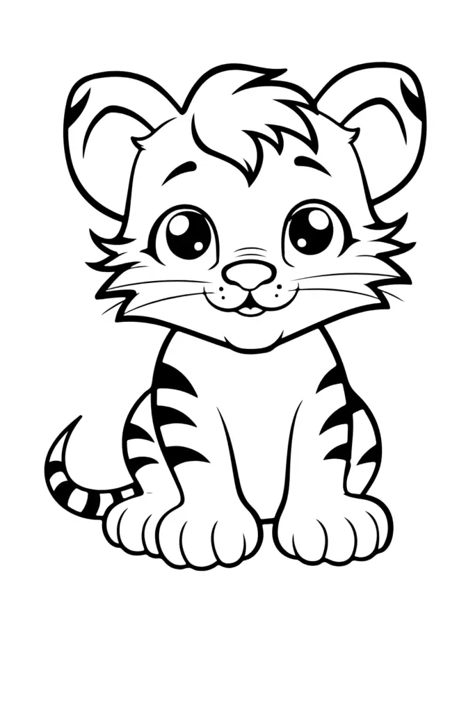 tiger coloring Pages