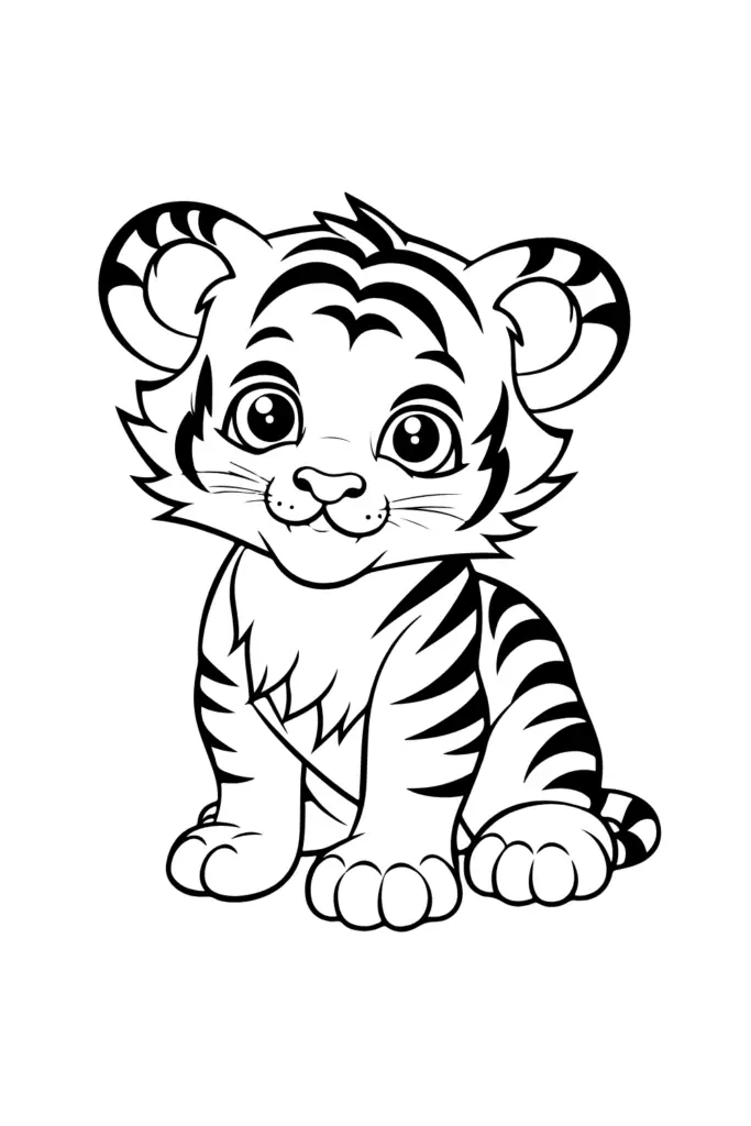 tiger coloring Pages