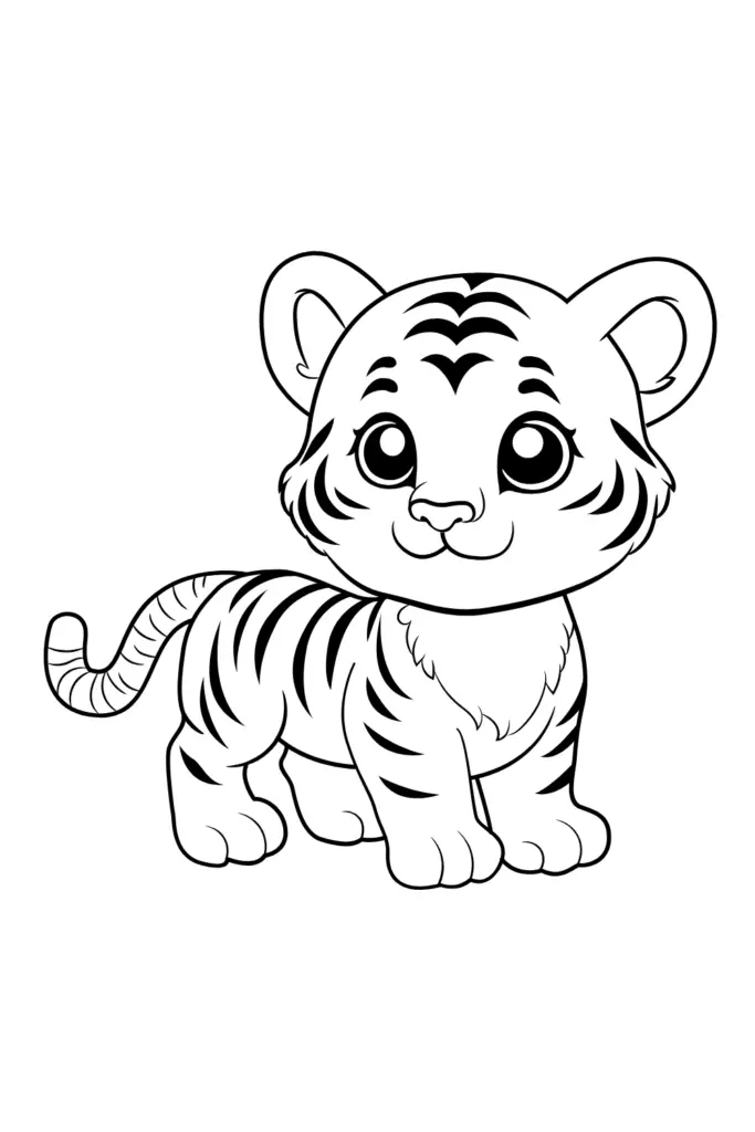 tiger coloring Pages