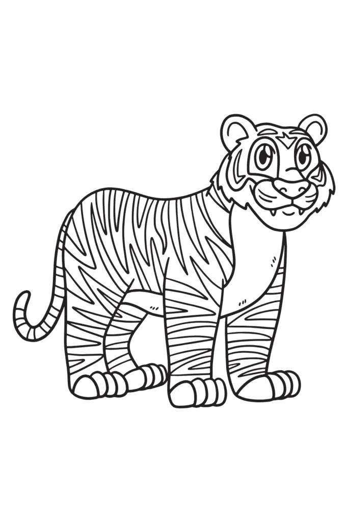 tiger coloring Pages