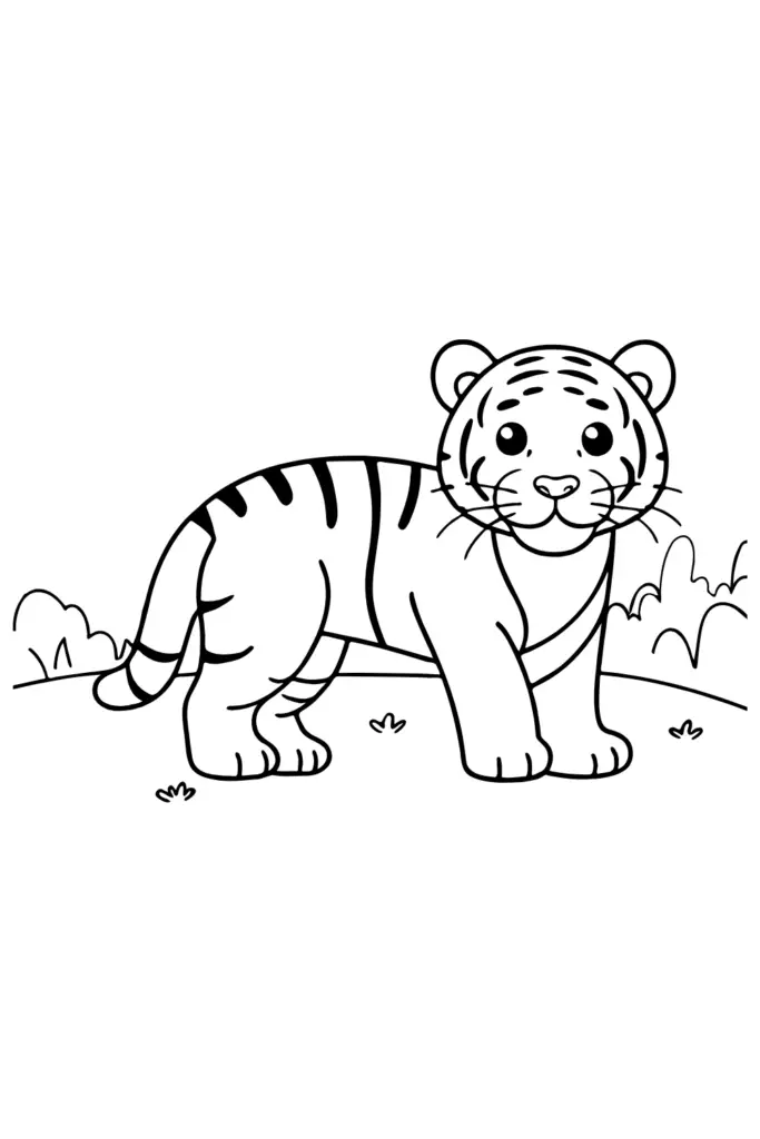 tiger coloring Pages