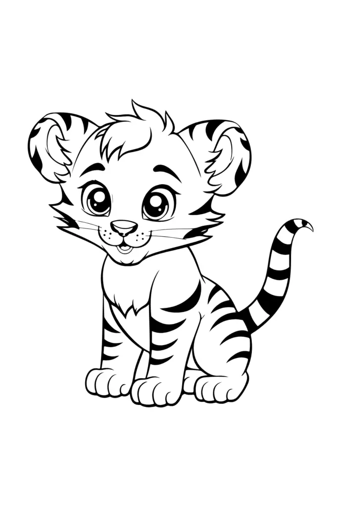 tiger coloring Pages