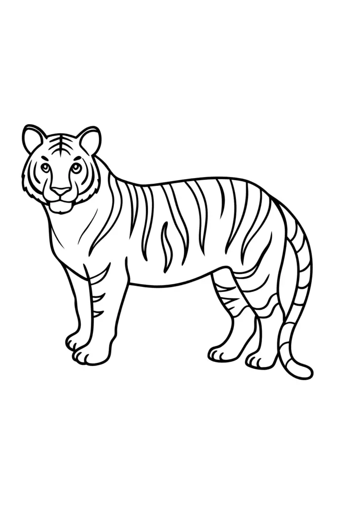 tiger coloring Pages