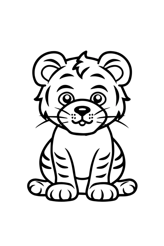 tiger coloring Pages