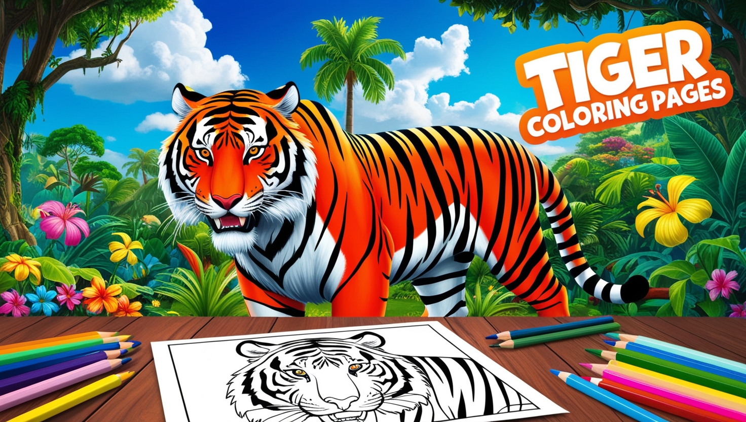 tiger coloring Pages