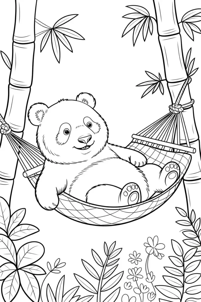 Panda Coloring Pages