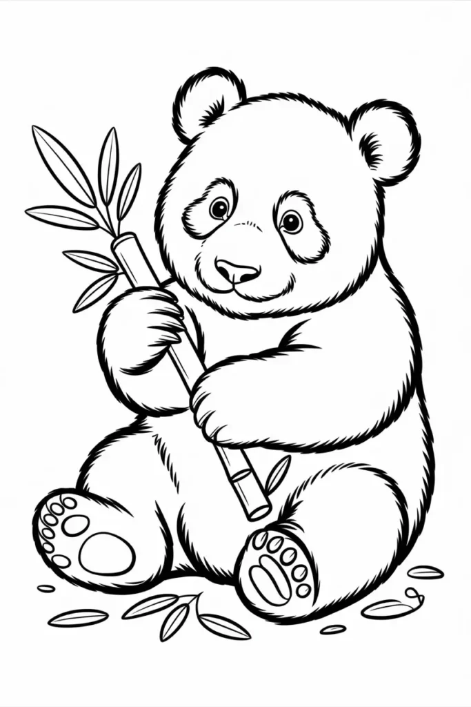 Panda Coloring Pages