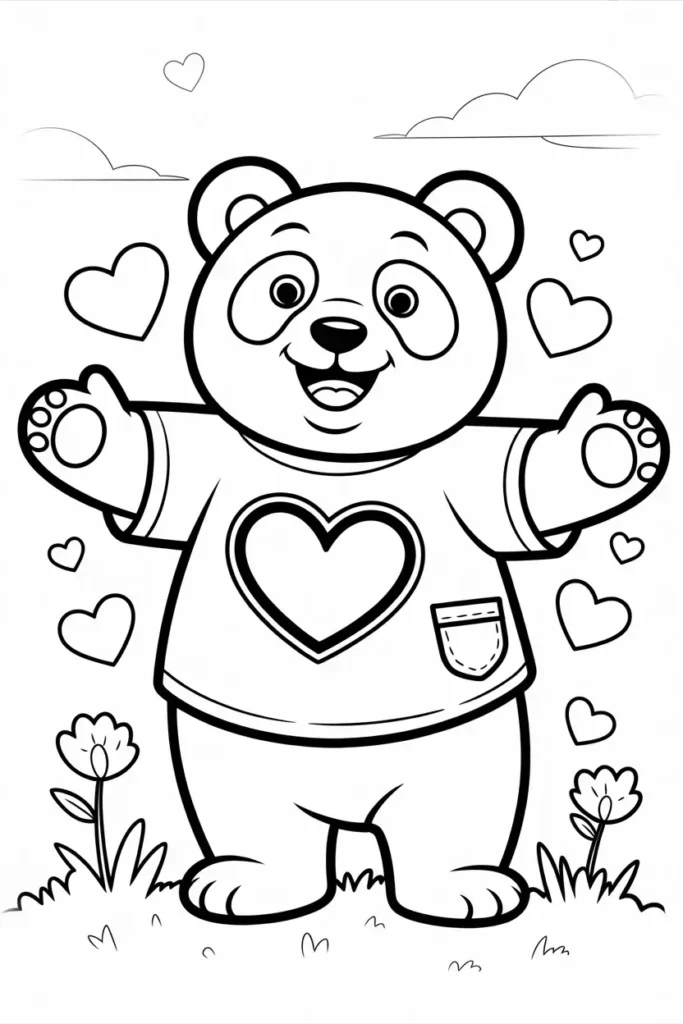 Panda Coloring Pages