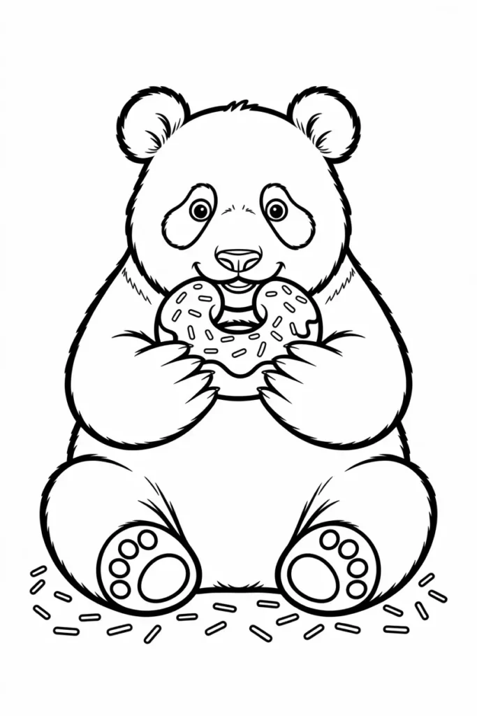Panda Coloring Pages