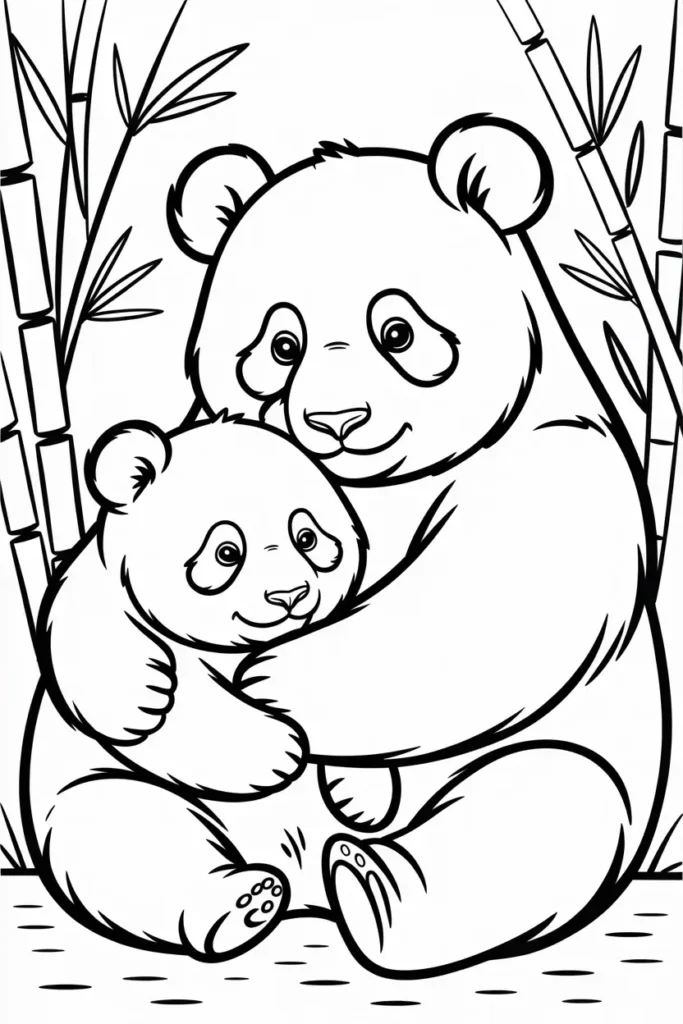 Panda Coloring Pages