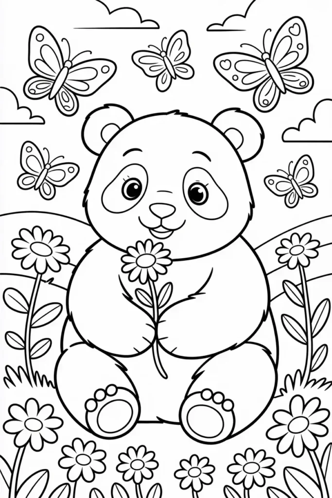 Panda Coloring Pages