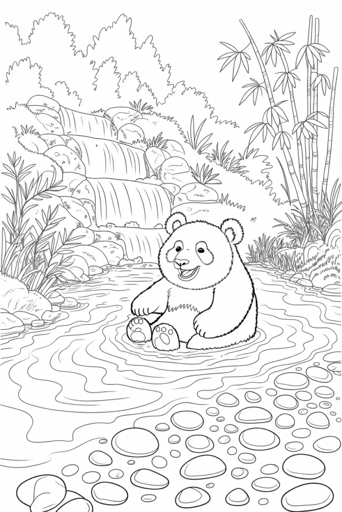 Panda Coloring Pages