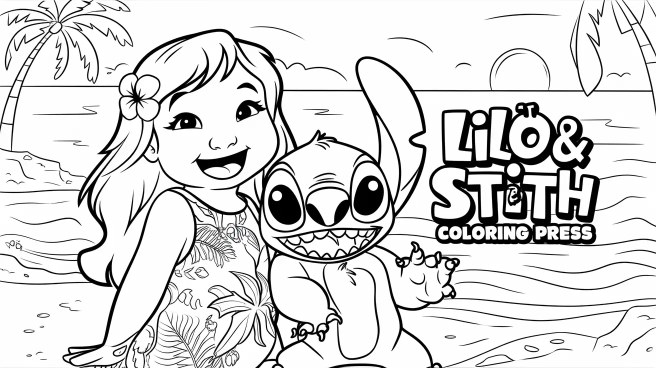 Lilo & Stitch Coloring Pages