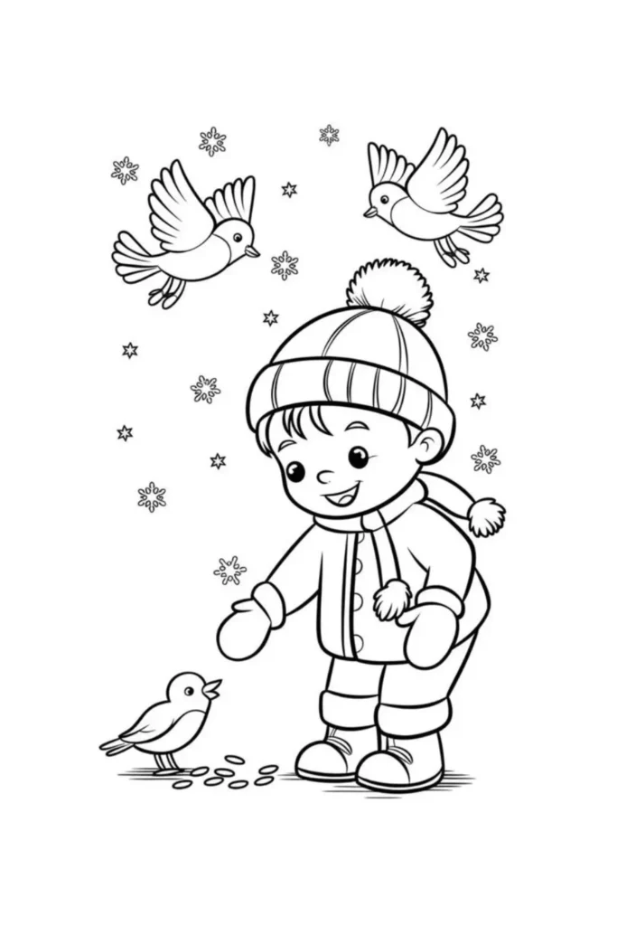 Winter Coloring Pages