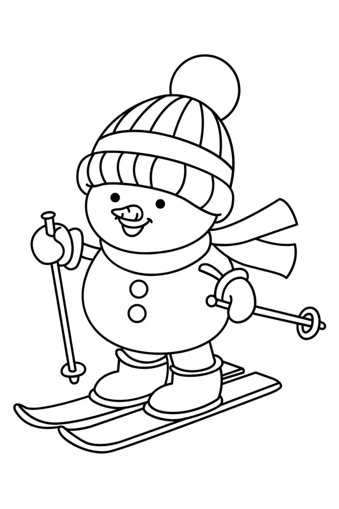 Winter Coloring Pages