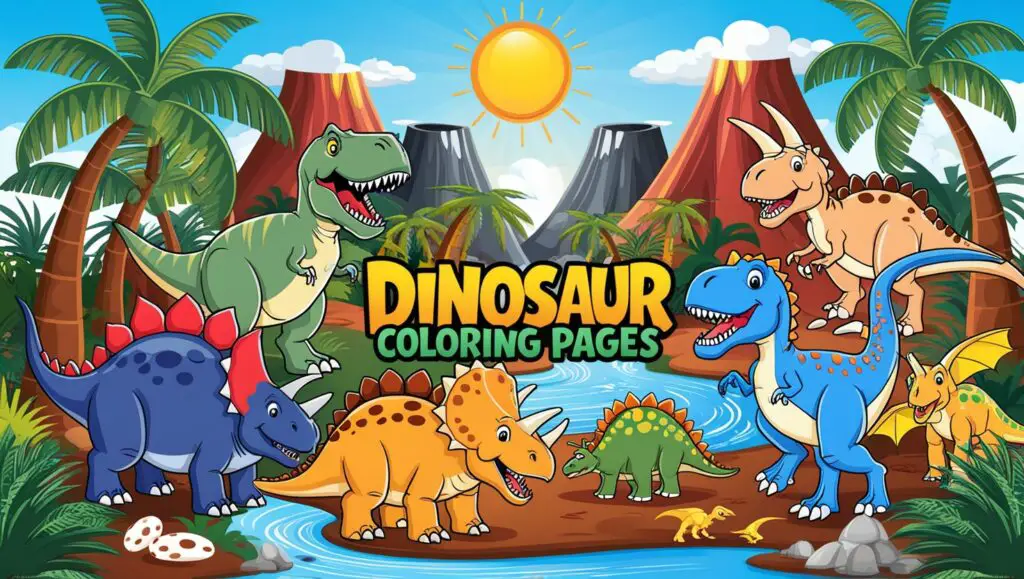 Dinosaur Coloring Pages