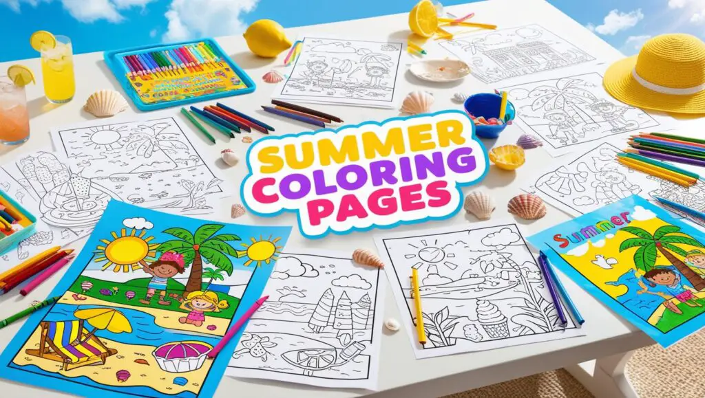 Summer Coloring Pages