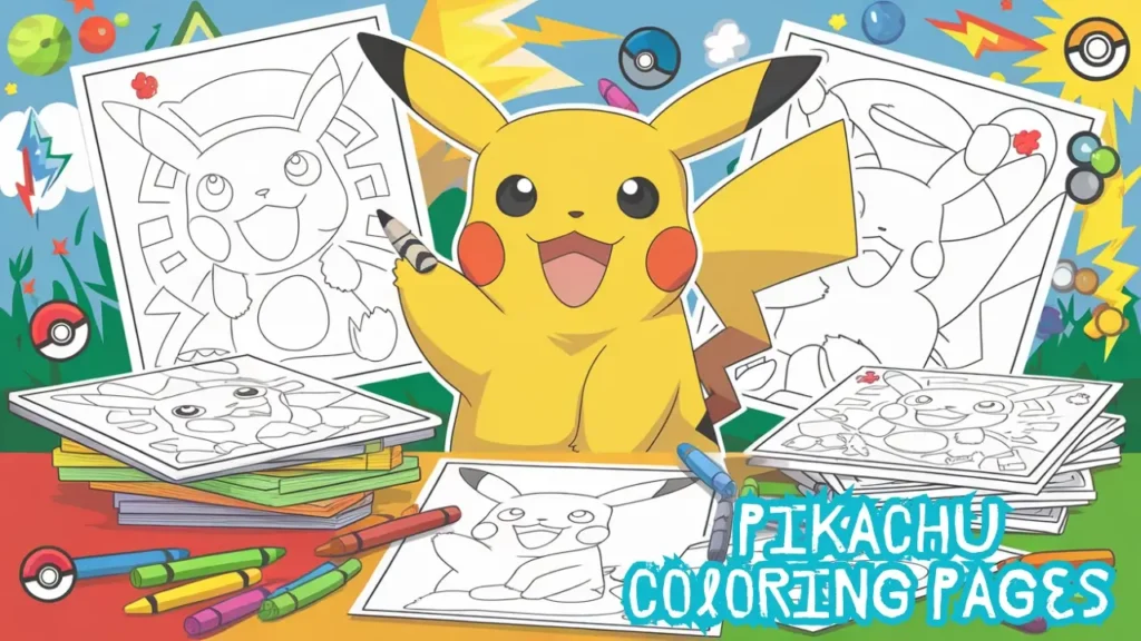 Pikachu Coloring Pages
