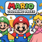 Mario Coloring Pages