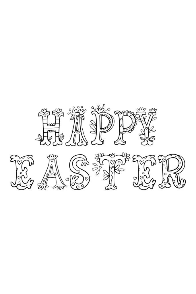 easter coloring pages