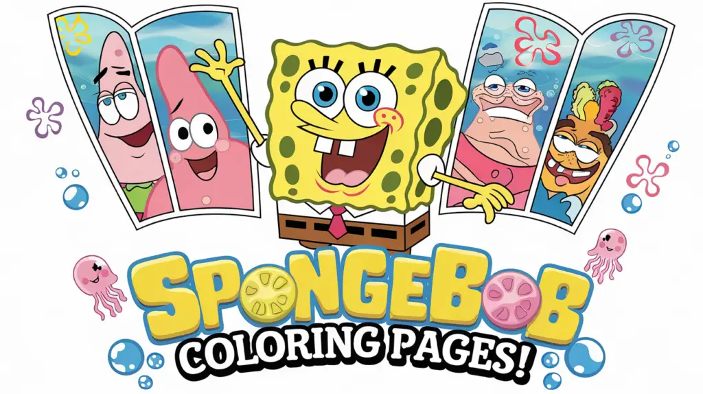 SpongeBob Coloring Pages  